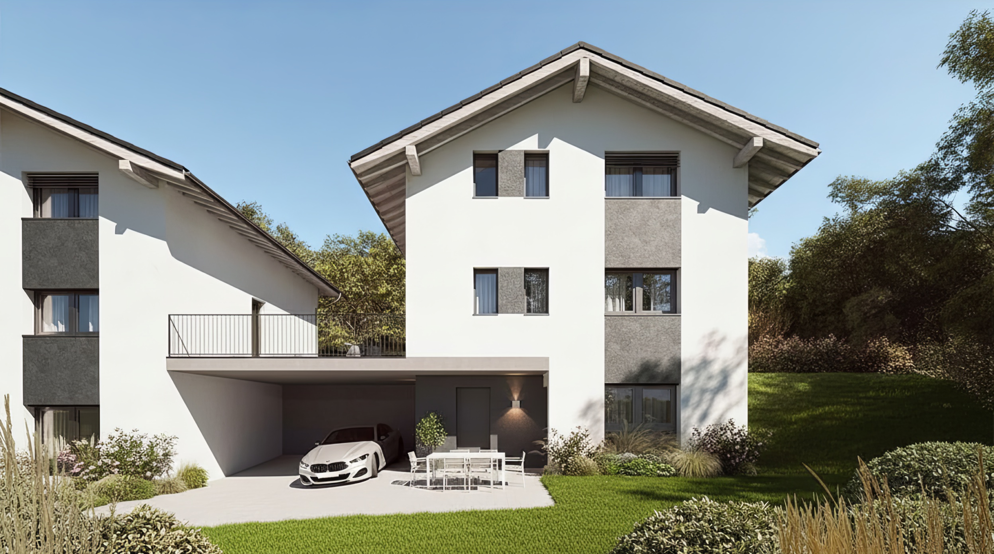 Nouvelle Promotion " Les Collondels" : 5 Spacieuses villas familiale de 6,5 p avec studio indépendant à Surpierre (FR)